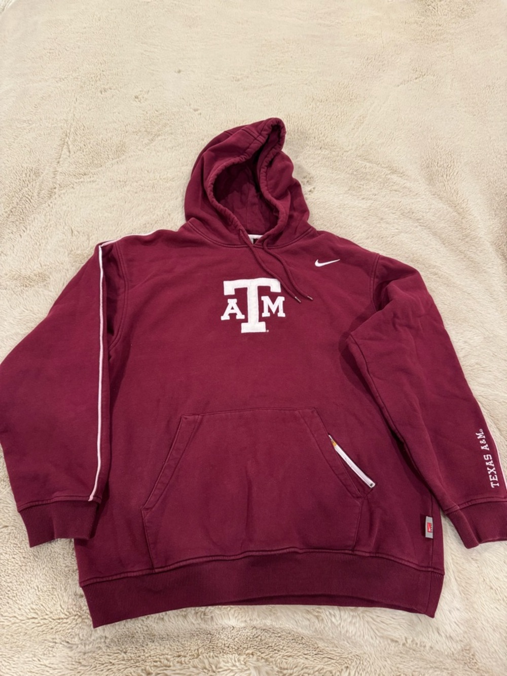 Nike Maroon Texas A&M Hooded Pullover